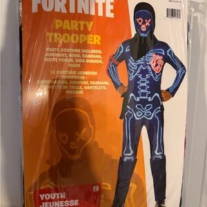 Fortnite Party Trooper Kids Costume - Blue